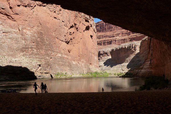 River Cave Shadows